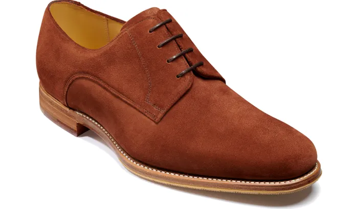 Ellon 8211 Polo Brown Suede Mens Barker Shoes Derbys