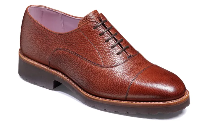 Eva 8211 Cherry Grain Womens Barker Shoes Oxfords