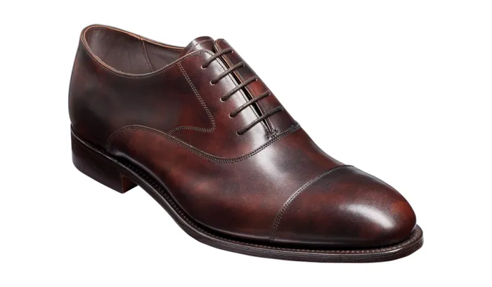 Falsgrave 8211 Dark Brown Shadow Calf Mens Barker Shoes Oxfords