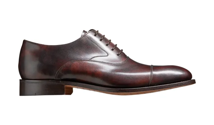 Falsgrave 8211 Dark Brown Shadow Calf Mens Barker Shoes Oxfords