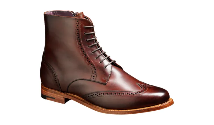 Faye 8211 Walnut Calf Womens Barker Shoes Boots
