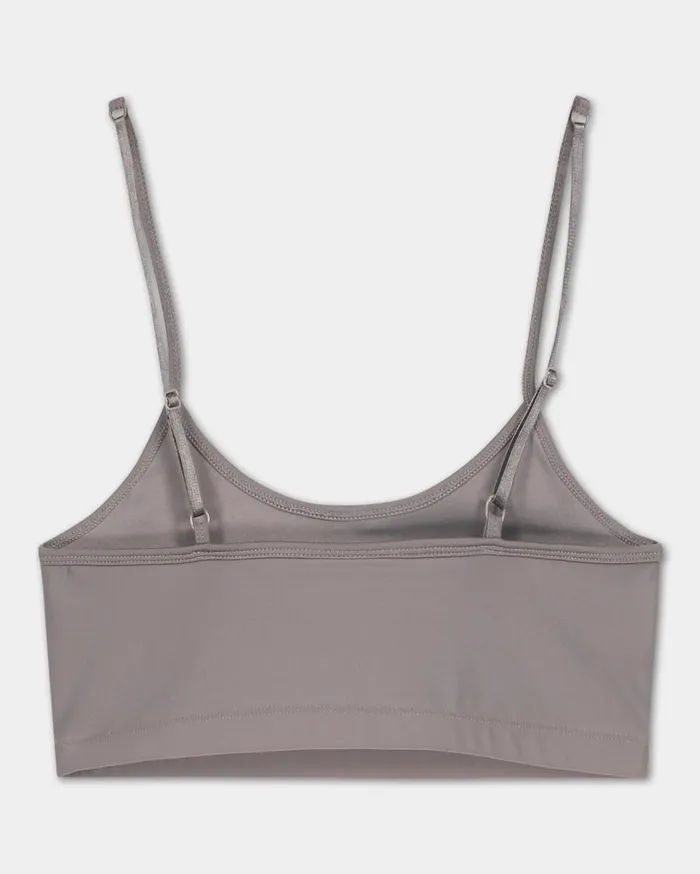 Female Sports Bra Charcoal Gray Grey Women Filling Pieces TShirts and Shirts