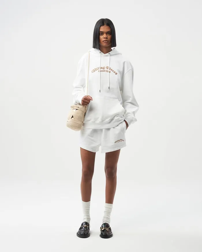 Female Sweatshorts Country Club White Women Filling Pieces Pants and Shorts