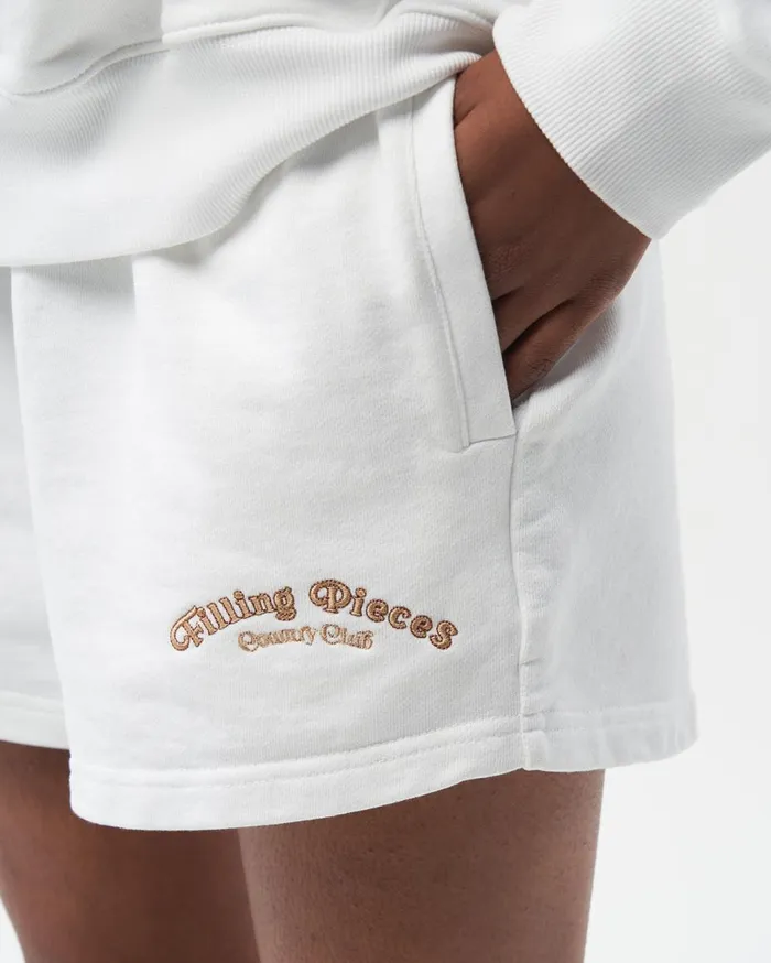 Female Sweatshorts Country Club White Women Filling Pieces Pants and Shorts