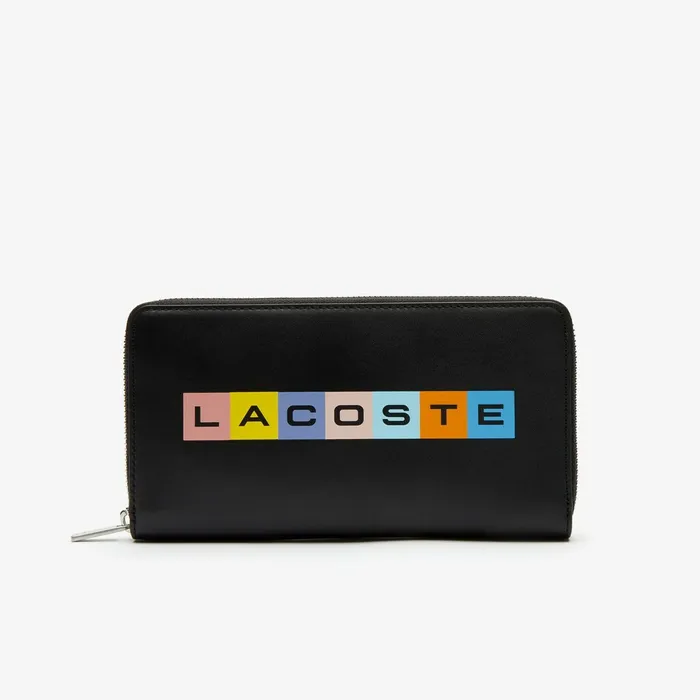 Fitzgerald Multicolour Branded Leather Wallet Black Blue Depths Multico Mens Lacoste Small Leather Goods Casaul Fitzgerald Multicolour Branded Leather Wallet Black Blue Depths Multico Mens Lacoste Small Leather Goods Casaul