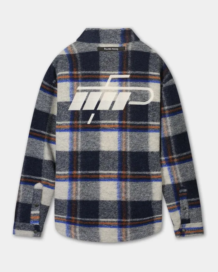 Flannel Jacket Differs Melange Blue MenWomen Filling Pieces Coats and Jackets