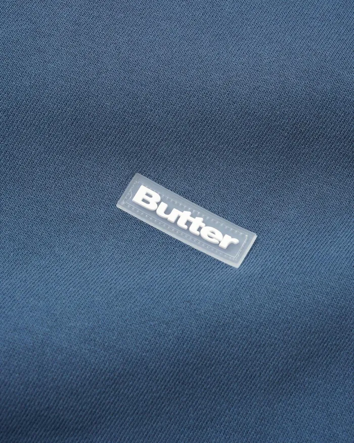 Fleece Men Butter Goods Basic Pullover Hood Denim Fleece Men Butter Goods Basic Pullover Hood Denim