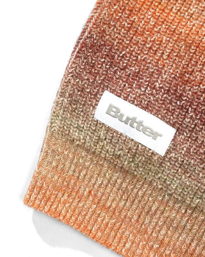 Fleece Men Butter Goods Beams Knit Sweater Ochre