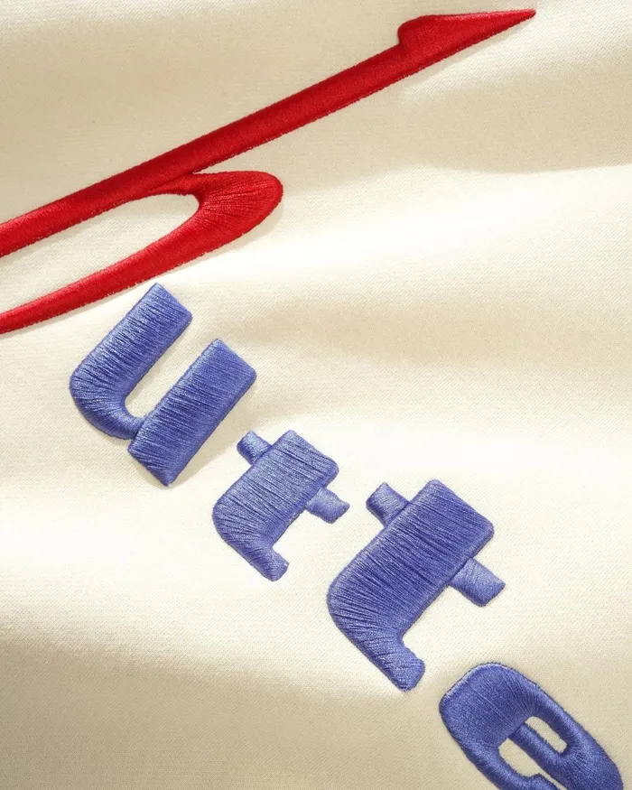 Fleece Men Butter Goods Device Crewneck Cream Fleece Men Butter Goods Device Crewneck Cream