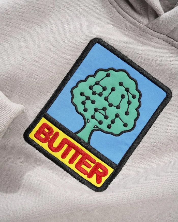 Fleece Men Butter Goods Growth Pullover Hood Cement Fleece Men Butter Goods Growth Pullover Hood Cement