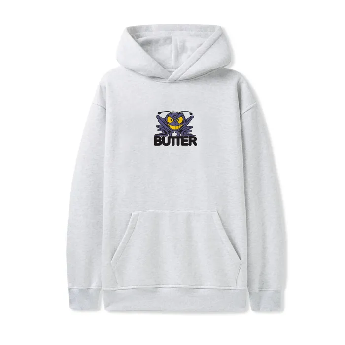 Fleece Men Butter Goods Insect Pullover Hood Ash