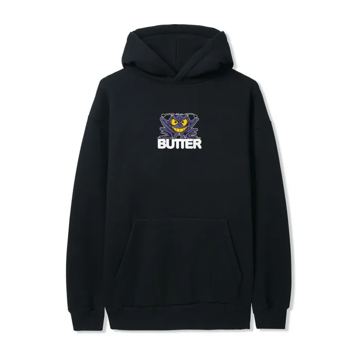 Fleece Men Butter Goods Insect Pullover Hood Black