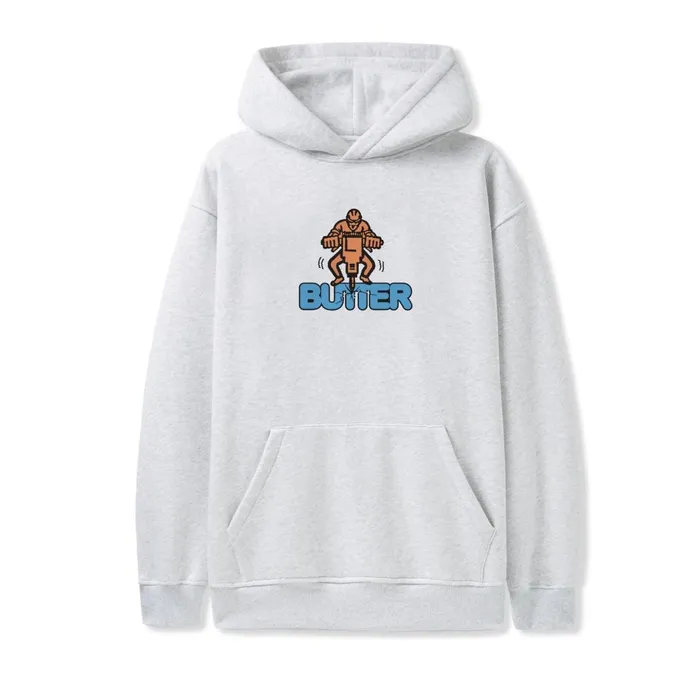 Fleece Men Butter Goods Jack Hammer Pullover Hood Ash