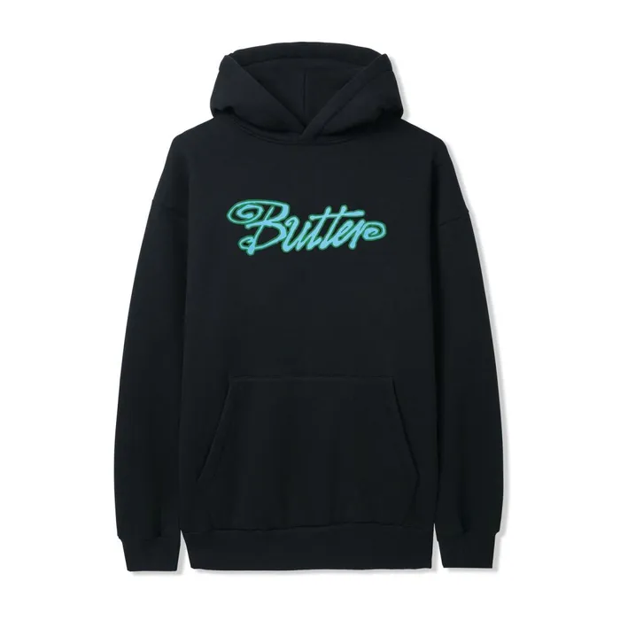 Fleece Men Butter Goods Jive Pullover Hood Black