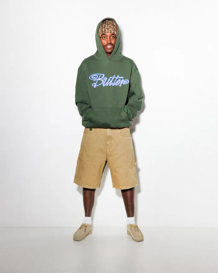 Fleece Men Butter Goods Jive Pullover Hood Fern