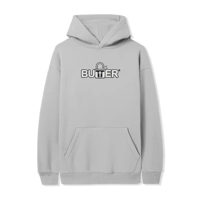 Fleece Men Butter Goods Lock Pullover Hood Cement