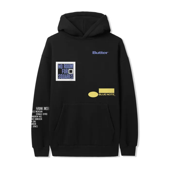 Fleece Men Butter Goods Mobley Pullover Hood Black