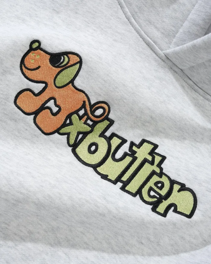Fleece Men Butter Goods Pooch Pullover Hood Ash Fleece Men Butter Goods Pooch Pullover Hood Ash