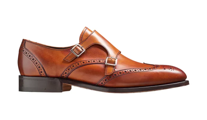 Fleet 8211 Antique Rosewood Calf Mens Barker Shoes Brogues