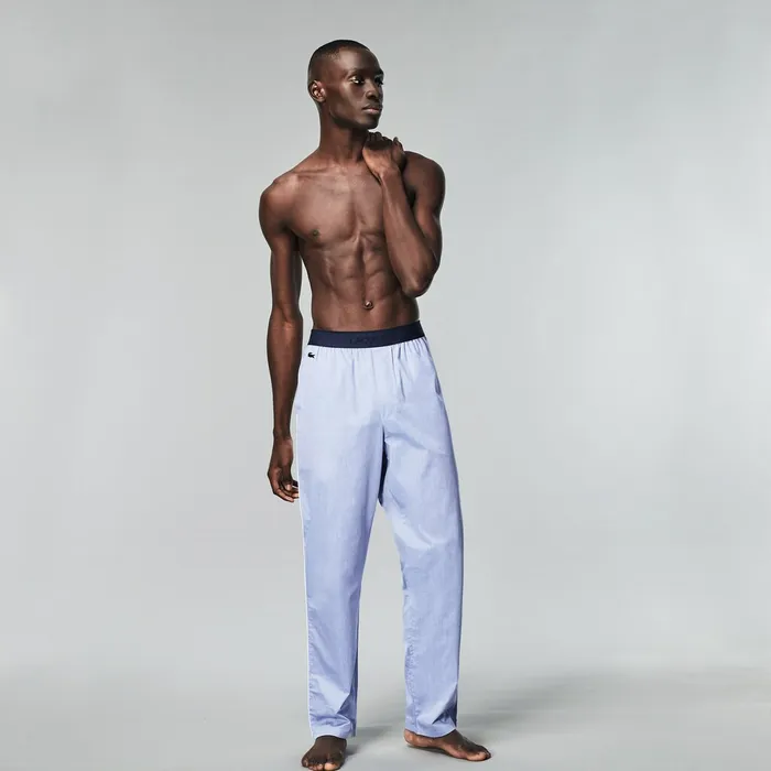 Flex Pajama Joggers Blue Mens Lacoste Underwear Casaul