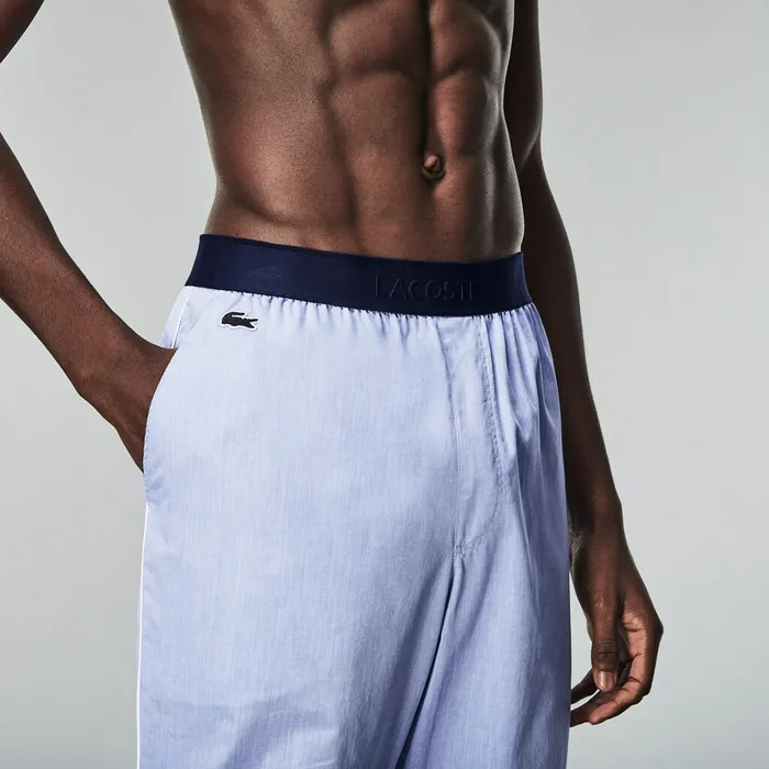 Flex Pajama Joggers Blue Mens Lacoste Underwear Casaul