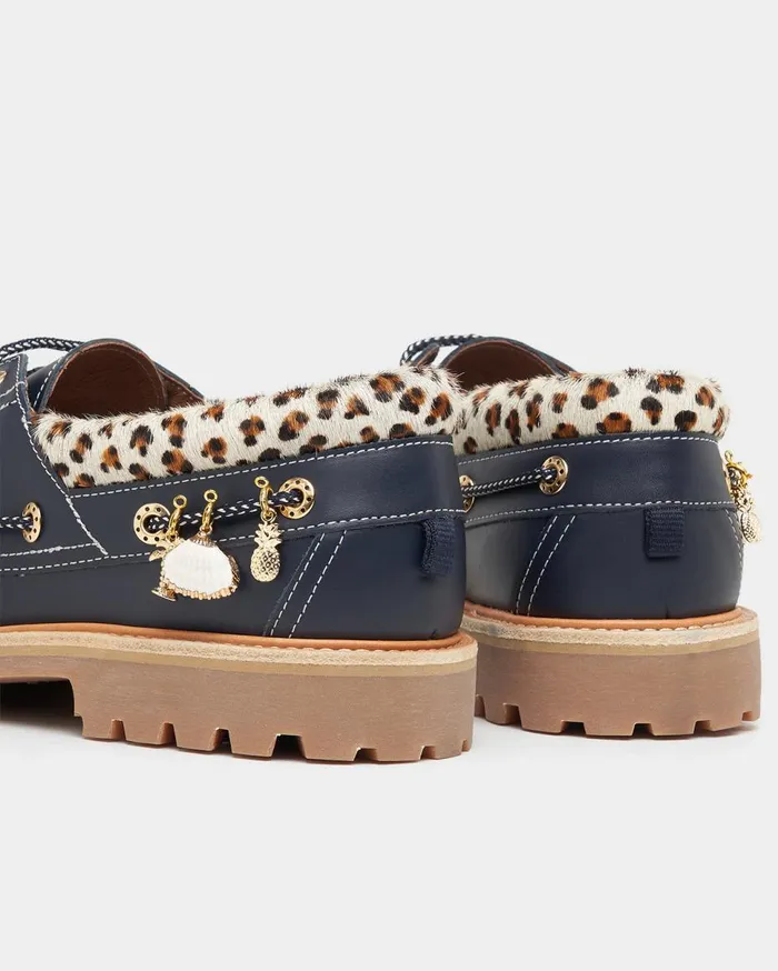 FP Boatshoe Mix Black WomenMen Filling Pieces Loafers and Dress Shoes