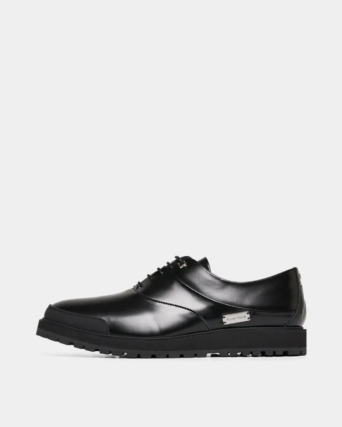 FP Derby All Black MenWomen Filling Pieces Loafers and Dress Shoes