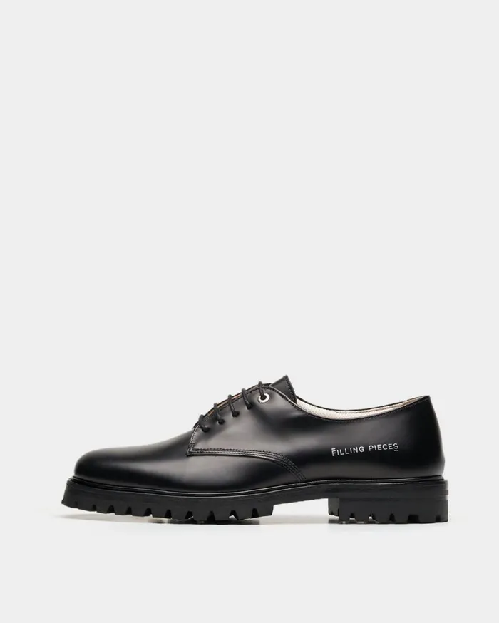 FP Dress Up Black WomenMen Filling Pieces Loafers and Dress Shoes