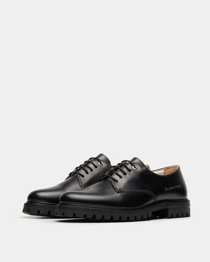 FP Dress Up Black WomenMen Filling Pieces Loafers and Dress Shoes