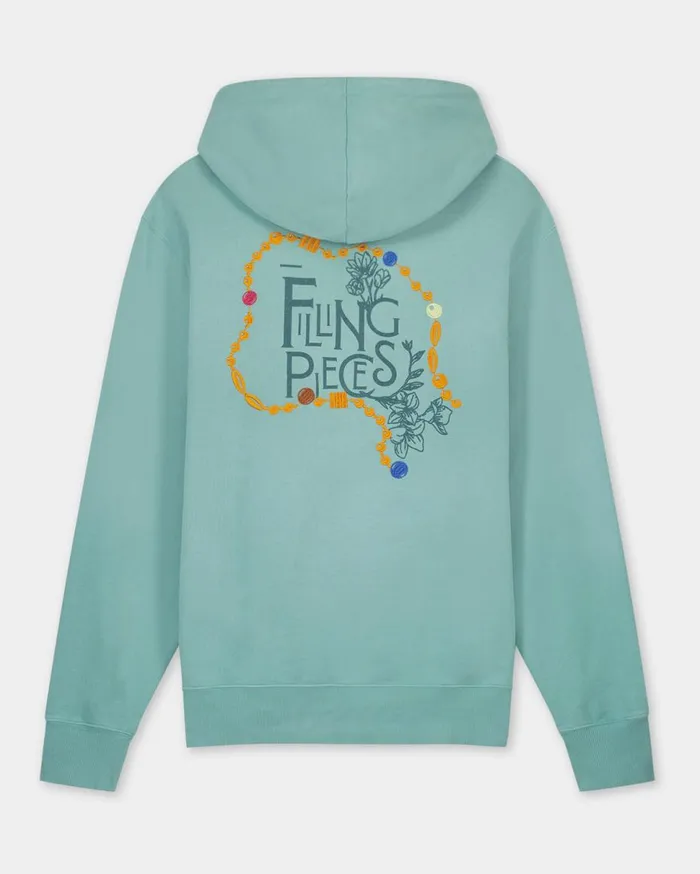 FP Studio Hoodie FP Beads Aqua Blue MenWomen Filling Pieces Hoodies and Sweatshirts
