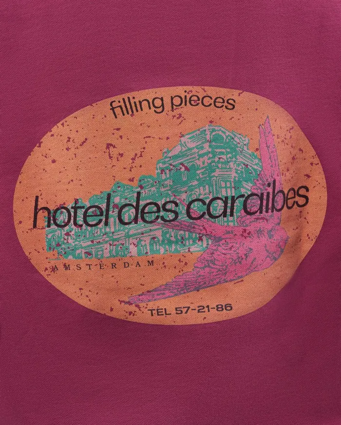 FP Studio Hoodie HDC Burgundy WomenMen Filling Pieces Hoodies and Sweatshirts