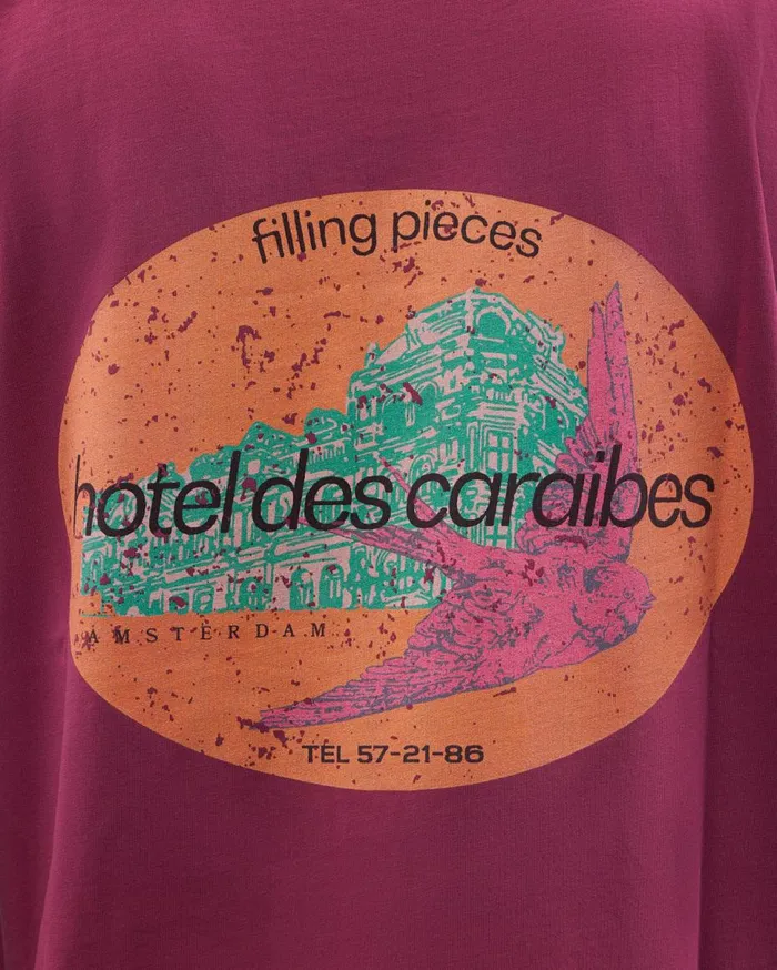 FP Studio Tee HDC Burgundy WomenMen Filling Pieces TShirts and Shirts