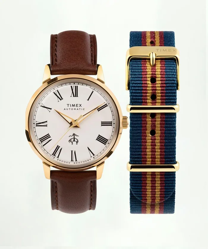 Fragrance andamp Gifts Men Brooks Brothers Brooks Brothers X Timex Marlin Automatic GoldTone Goldtone Fragrance andamp Gifts Men Brooks Brothers Brooks Brothers X Timex Marlin Automatic GoldTone Goldtone
