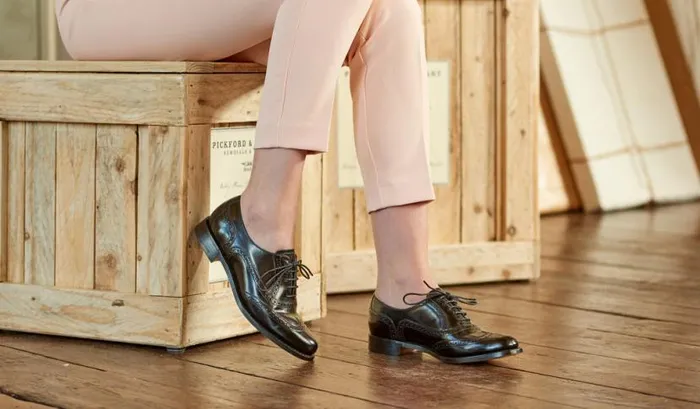 Freya 8211 Cedar Calf Womens Barker Shoes Brogues