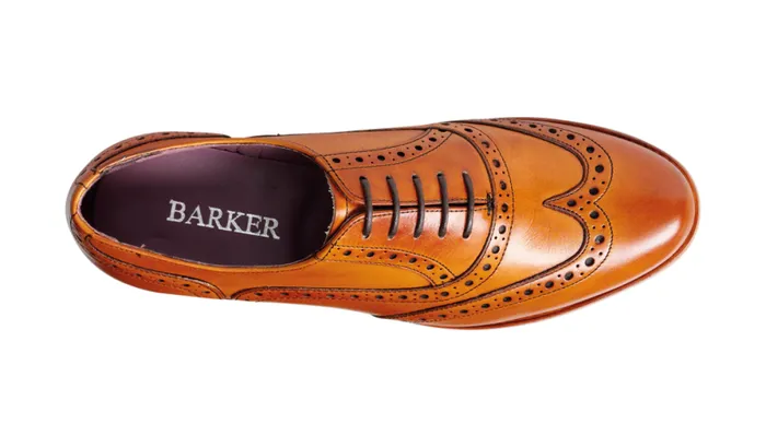 Freya 8211 Cedar Calf Womens Barker Shoes Brogues