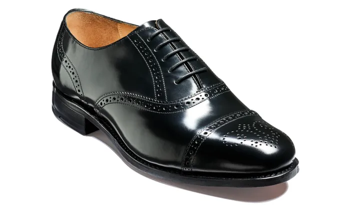 Gatwick 8211 Black HiShine Mens Barker Shoes Brogues