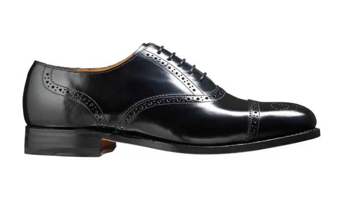 Gatwick 8211 Black HiShine Mens Barker Shoes Brogues