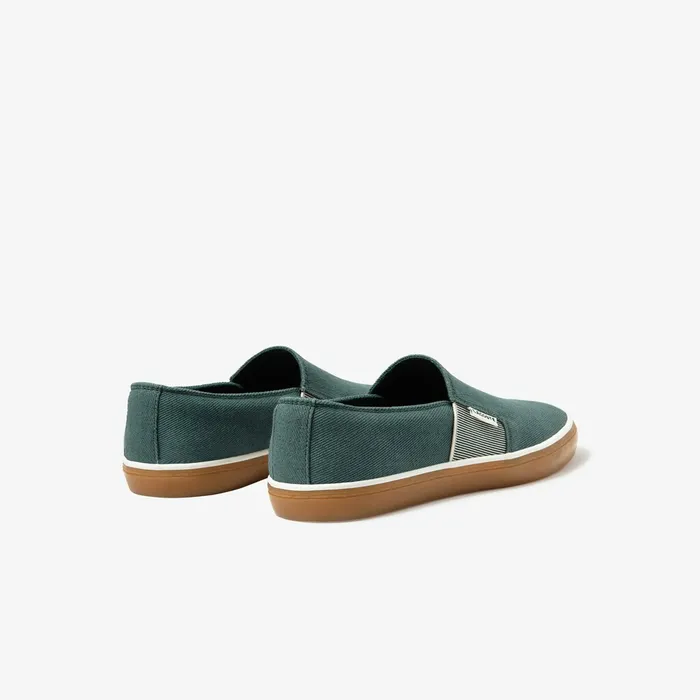 Gazon Canvas Slipons Dk GrnGum Womens Lacoste Sneakers Casaul