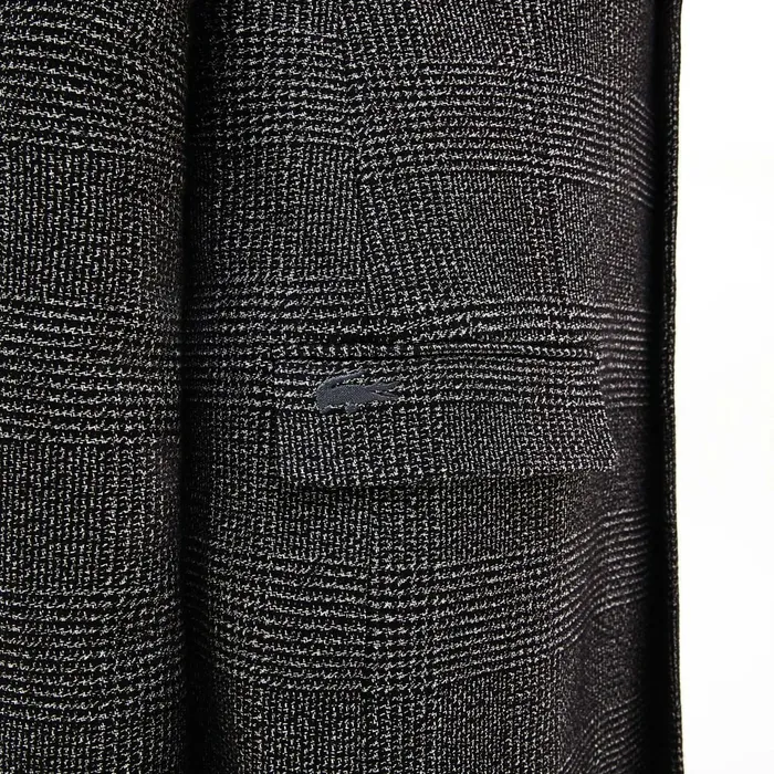 Glen Plaid Wool Blend Chesterfield Coat WhiteBlack Mens Lacoste Jackets and Coats Popular