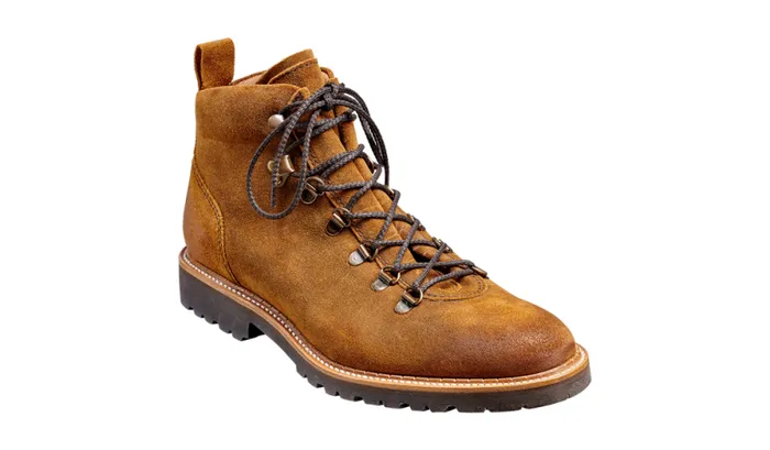 Glencoe 8211 Tan Burnish Suede Mens Barker Shoes Boots