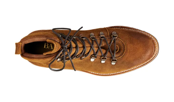 Glencoe 8211 Tan Burnish Suede Mens Barker Shoes Boots