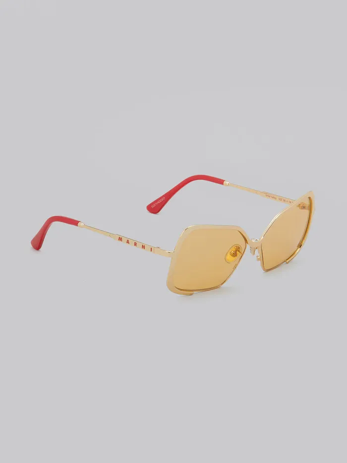 Gold Unila Sunglasses WomenMen Marni Sunglasses