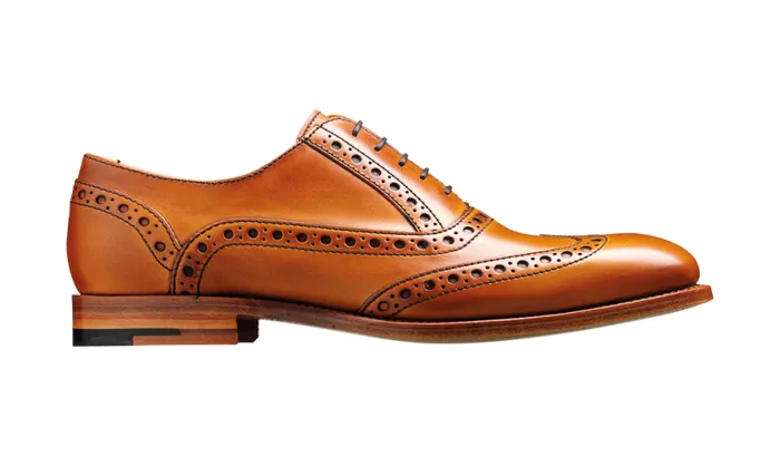 Grant 8211 Cedar Calf Mens Barker Shoes Brogues