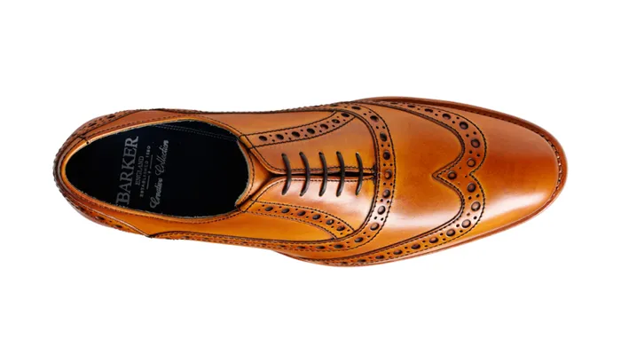 Grant 8211 Cedar Calf Mens Barker Shoes Brogues