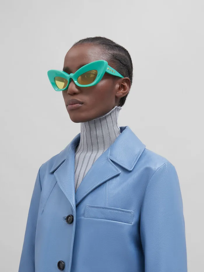 Green Caelicola Sunglasses WomenMen Marni Sunglasses