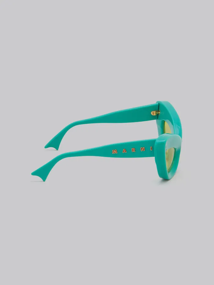 Green Caelicola Sunglasses WomenMen Marni Sunglasses