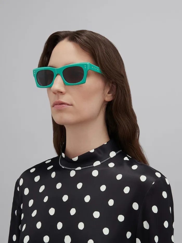 Green Edku Sunglasses WomenMen Marni Sunglasses