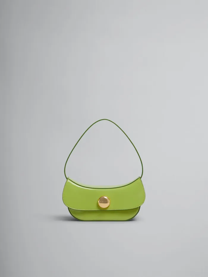 Green Leather Butterfly Small Hobo Bag Women Marni Shoulder Bags