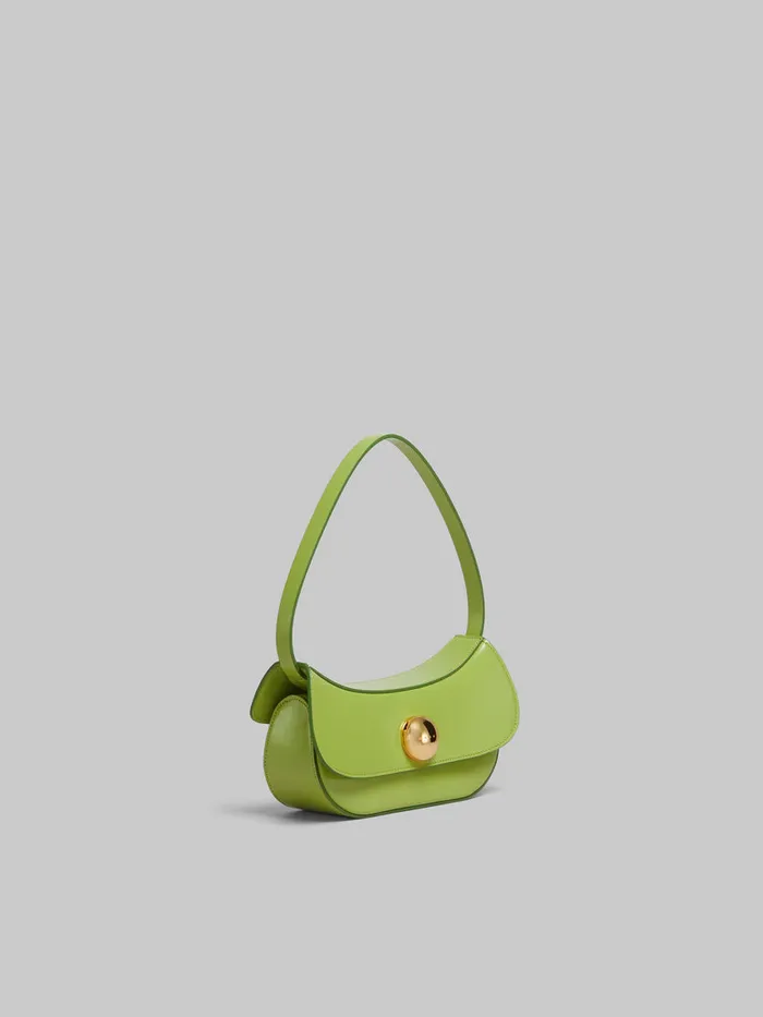 Green Leather Butterfly Small Hobo Bag Women Marni Shoulder Bags