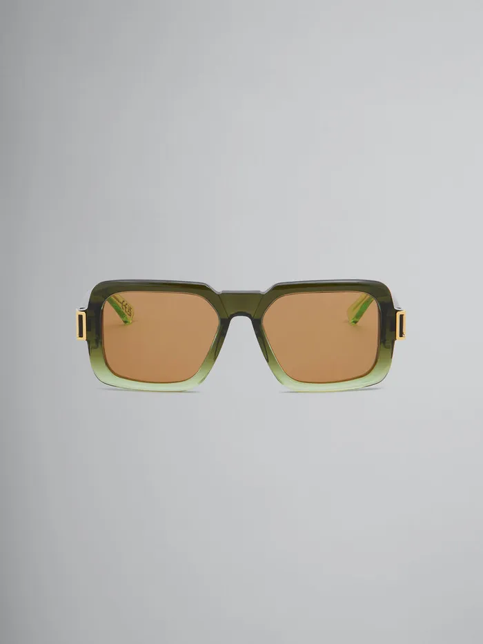 Green Zamalek Sunglasses WomenMen Marni Sunglasses